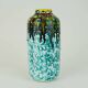 keramia iparművész budapest VASE - colorful drip glaze - hungarian ceramics