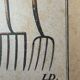 Lucien Dautrey, gardening tools, engraving, nineteenth century