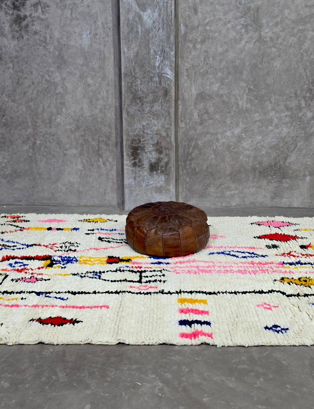 Tapis Azilal Marocain Abstrait - 286 x 182 cm