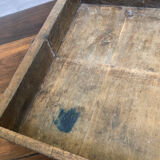 Grande table de ferme Bourguignonne en chêne époque XIX ème pieds fuseaux de forme obélisque