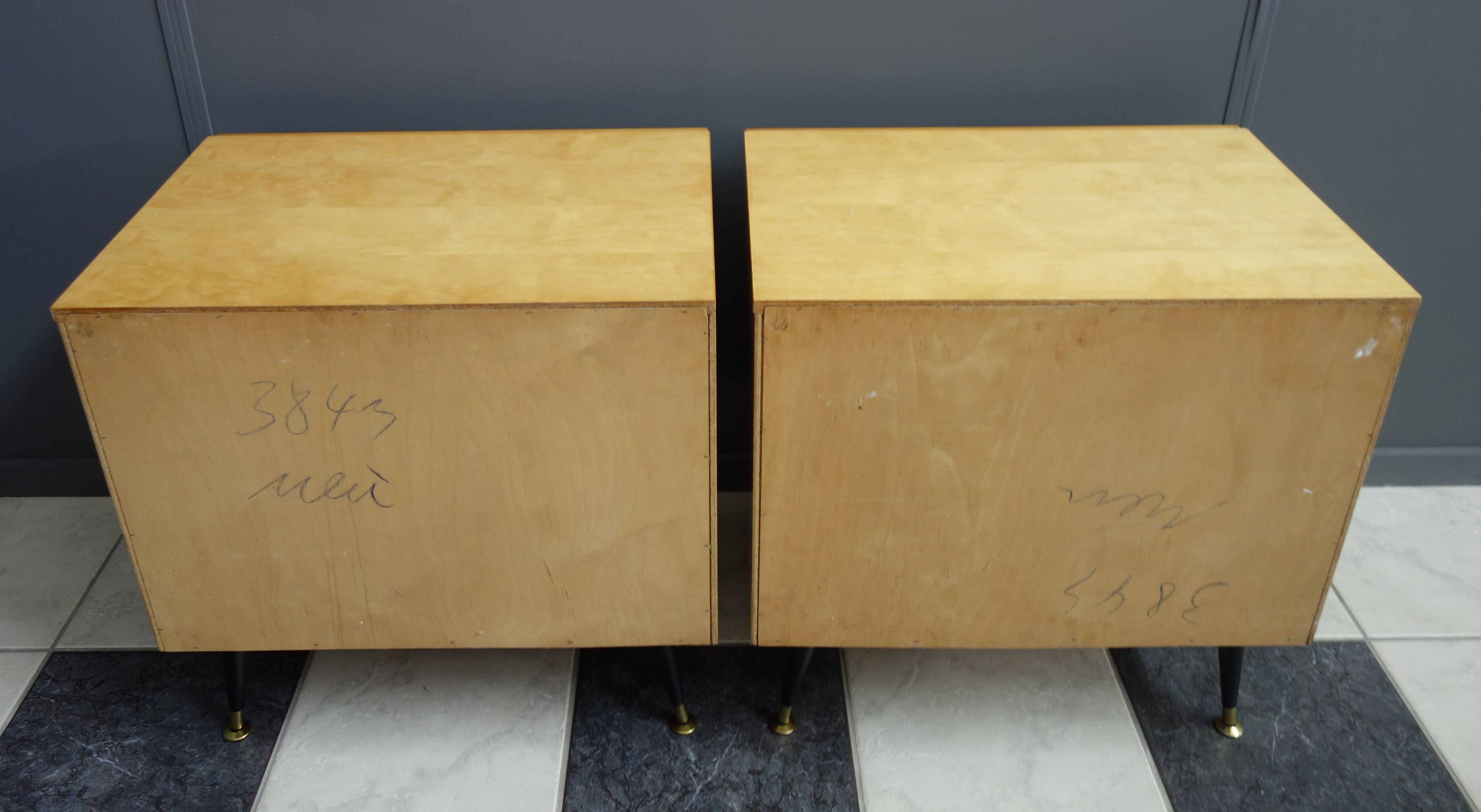 Set 1960 bedside nighttables