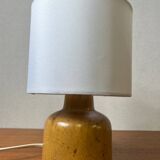 Lampe pied bois avec abat jour blanc