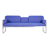 Bauhaus Blue Sofa attributed to Hynek Gottwald, Czech, 1930s