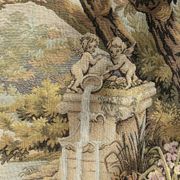 Romantic wall tapestry "Garden of Love", Franklin Mint, France