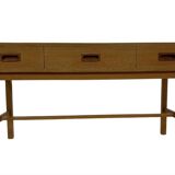 Vintage compact Sideboard Lowboard TV Furniture in Oak 70s Design