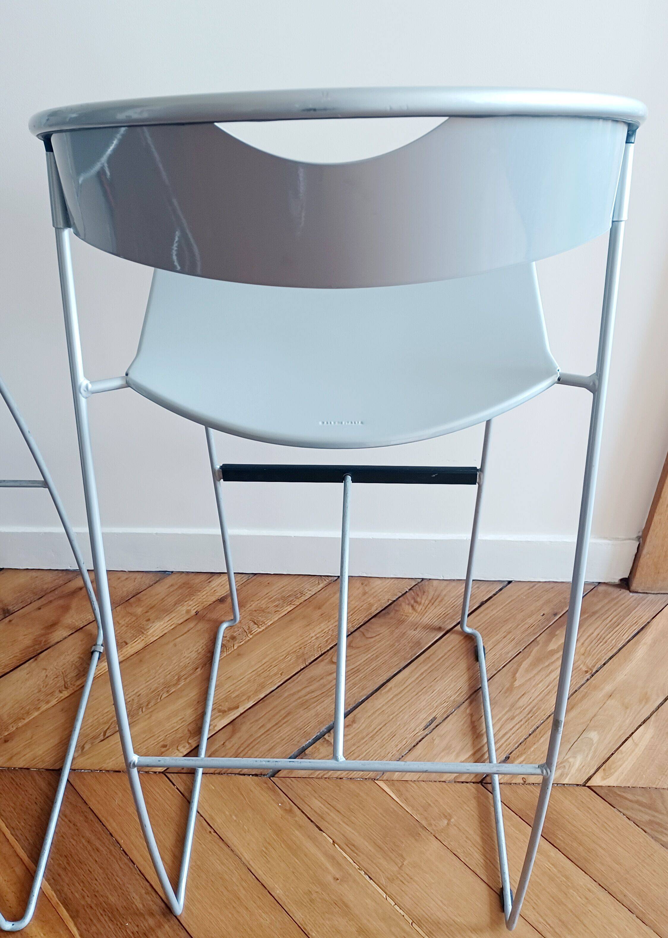 2 tabourets de bar, modèle Juliette par Cerruti Baleri