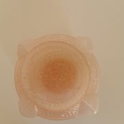 Art Deco vase in speckled glass