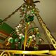 Very large art nouveau chandelier Murano (1 meter)
