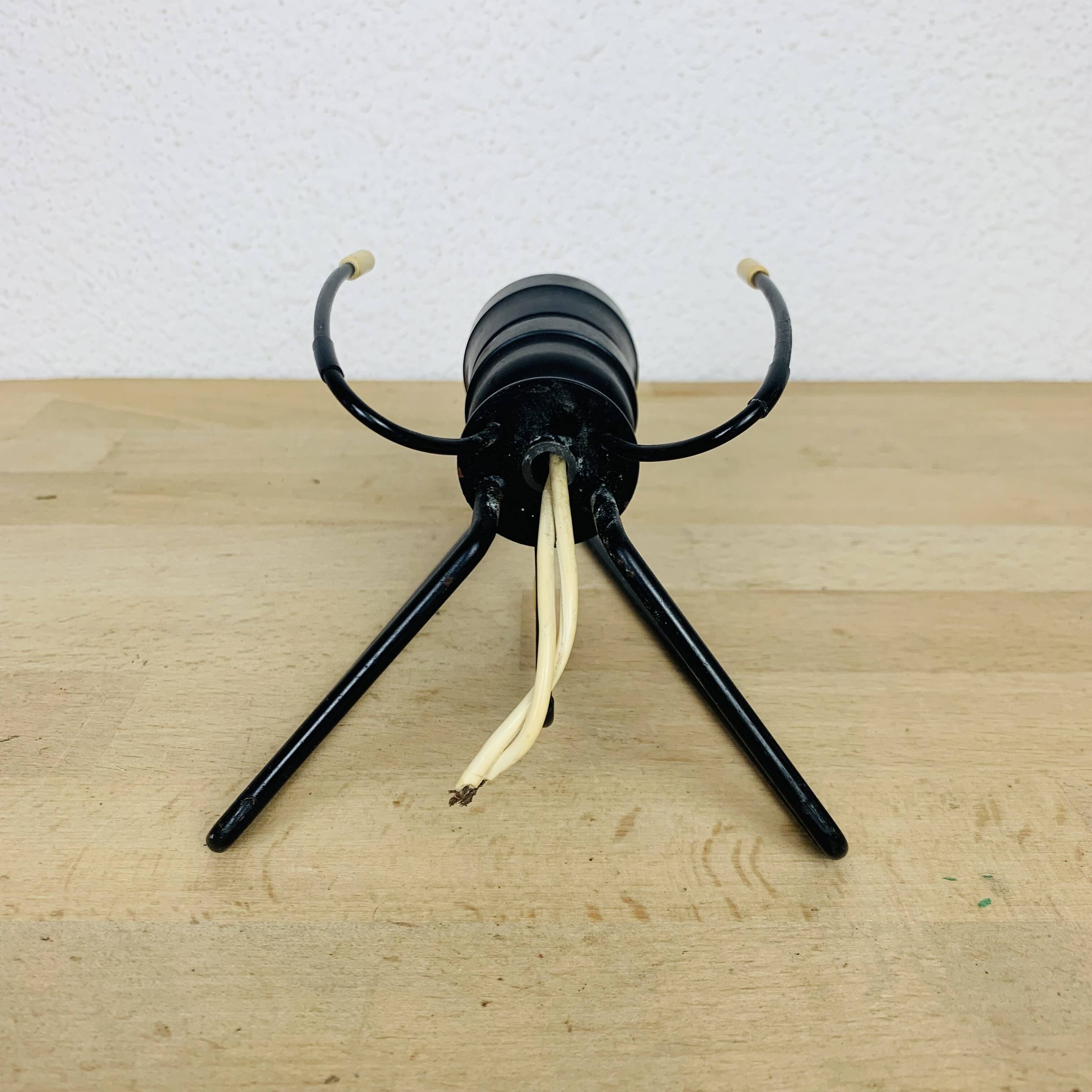 Louis Kalff wall lamp from the 50s, opaline