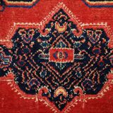 Paire de tapis antiques faits main Senneh persans 52cm x 80cm (1900s)
