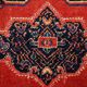 Paire de tapis antiques faits main Senneh persans 52cm x 80cm (1900s)