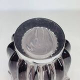 Vase art déco par Pierre D'Avesn, verre violet