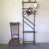 Bamboo coat rack cloakroom