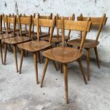 Set of 26 vintage Scandinavian design bistro chairs from 1960