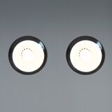 Mid - Century Modern Eye Ball Reggiani Pendant, Italy, Set of two