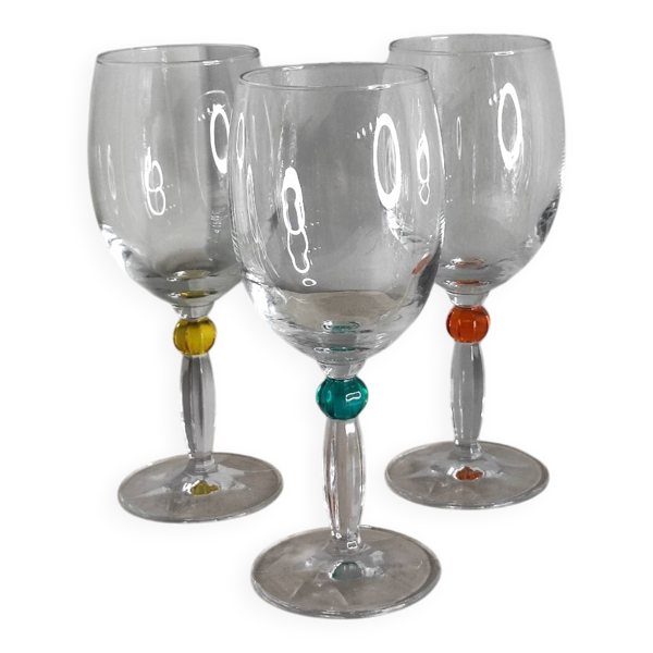 Verres perles facettes