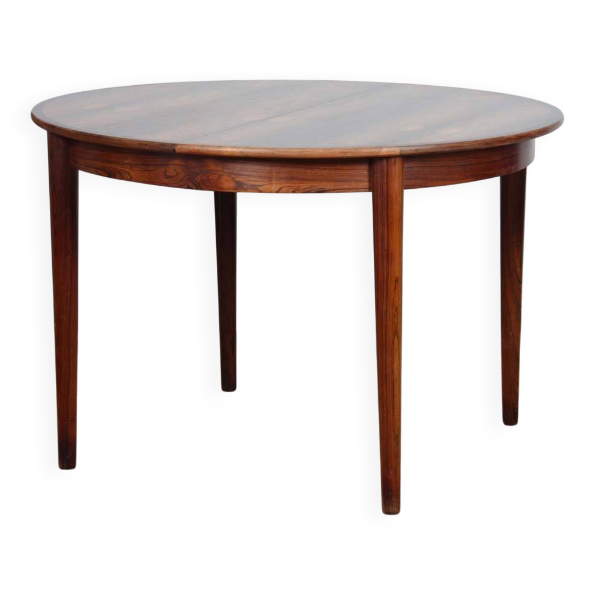 Round rosewood dining table by Johannes Andersen, 1960