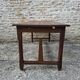 Extendable oak farmhouse table