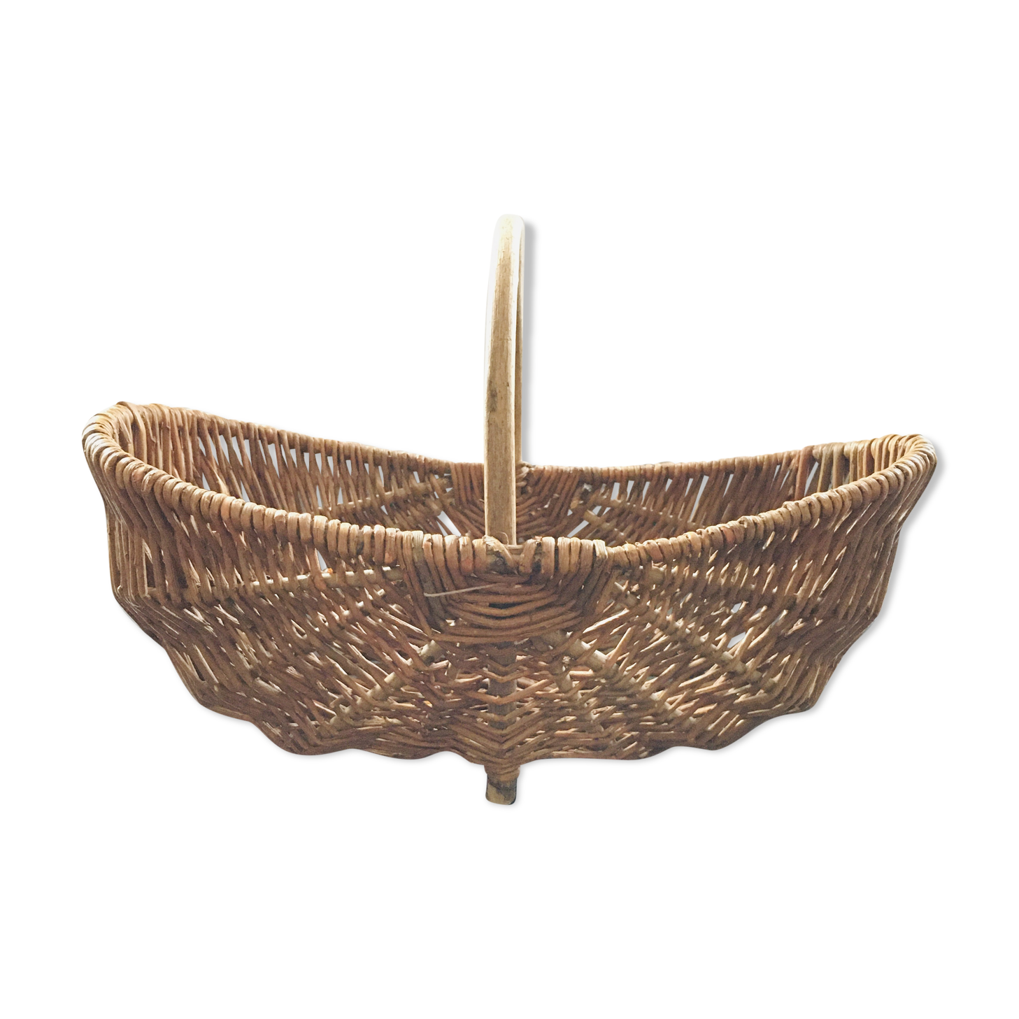 Panier récolte saule tressé
