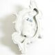 Beautiful hand-painted Mid Century porcelain wall lamp