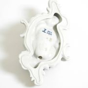 Beautiful hand-painted Mid Century porcelain wall lamp