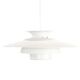 Suspension design danoise blanche 1970