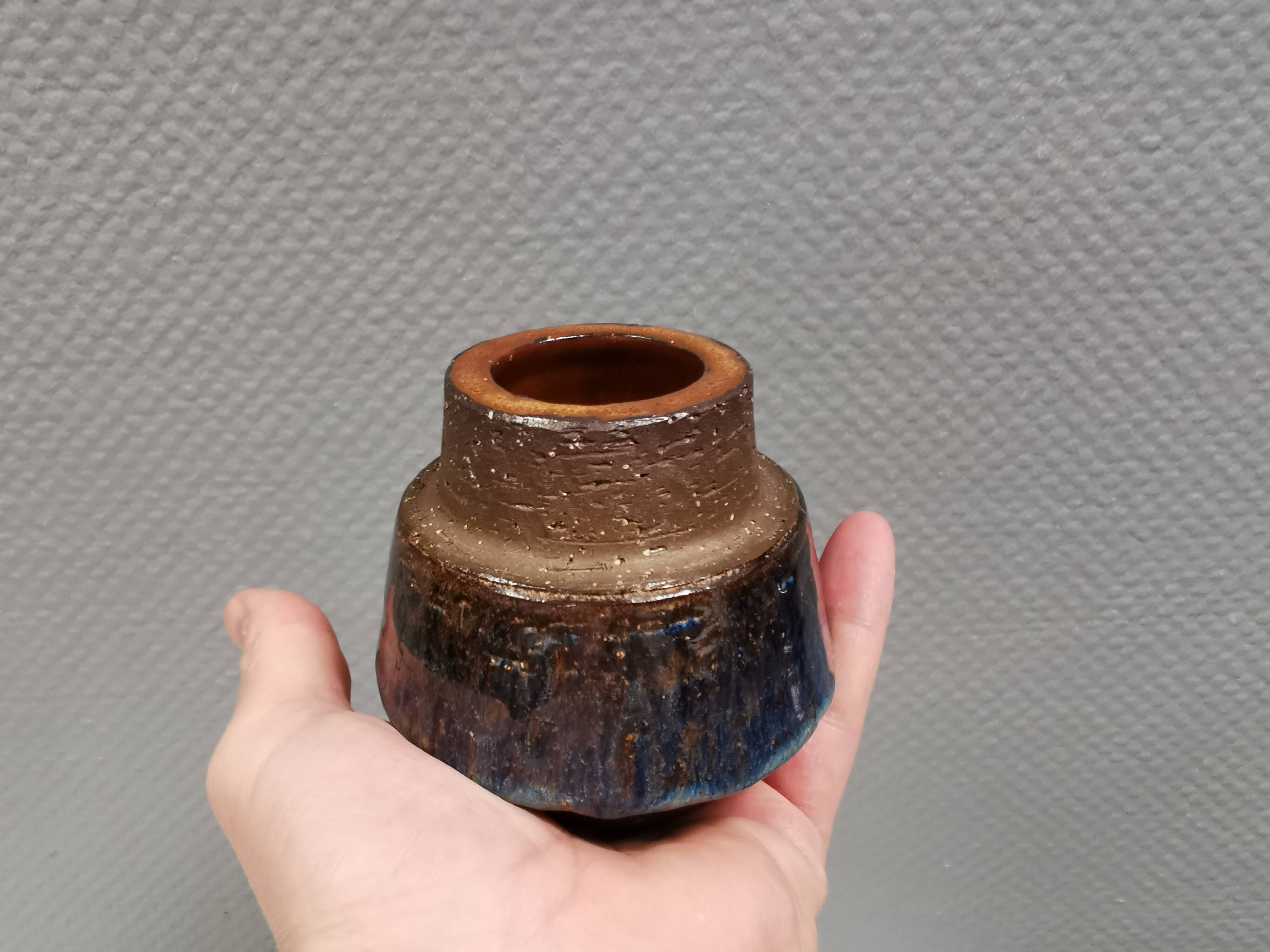 Small ceramic vase by Danish Michael Andersen 1970-80s