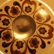 Lot of 10 vintage flat plates from the GIEN factory