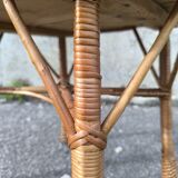 Wicker coffee table 1950
