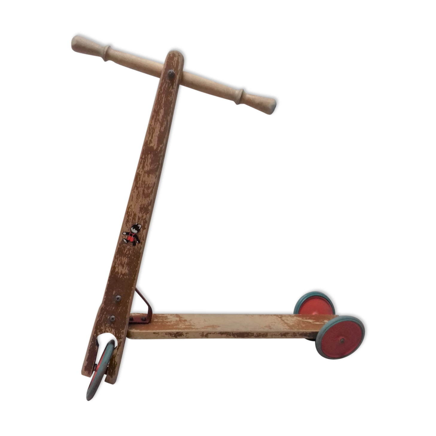 Old Wooden Trotinette Selency