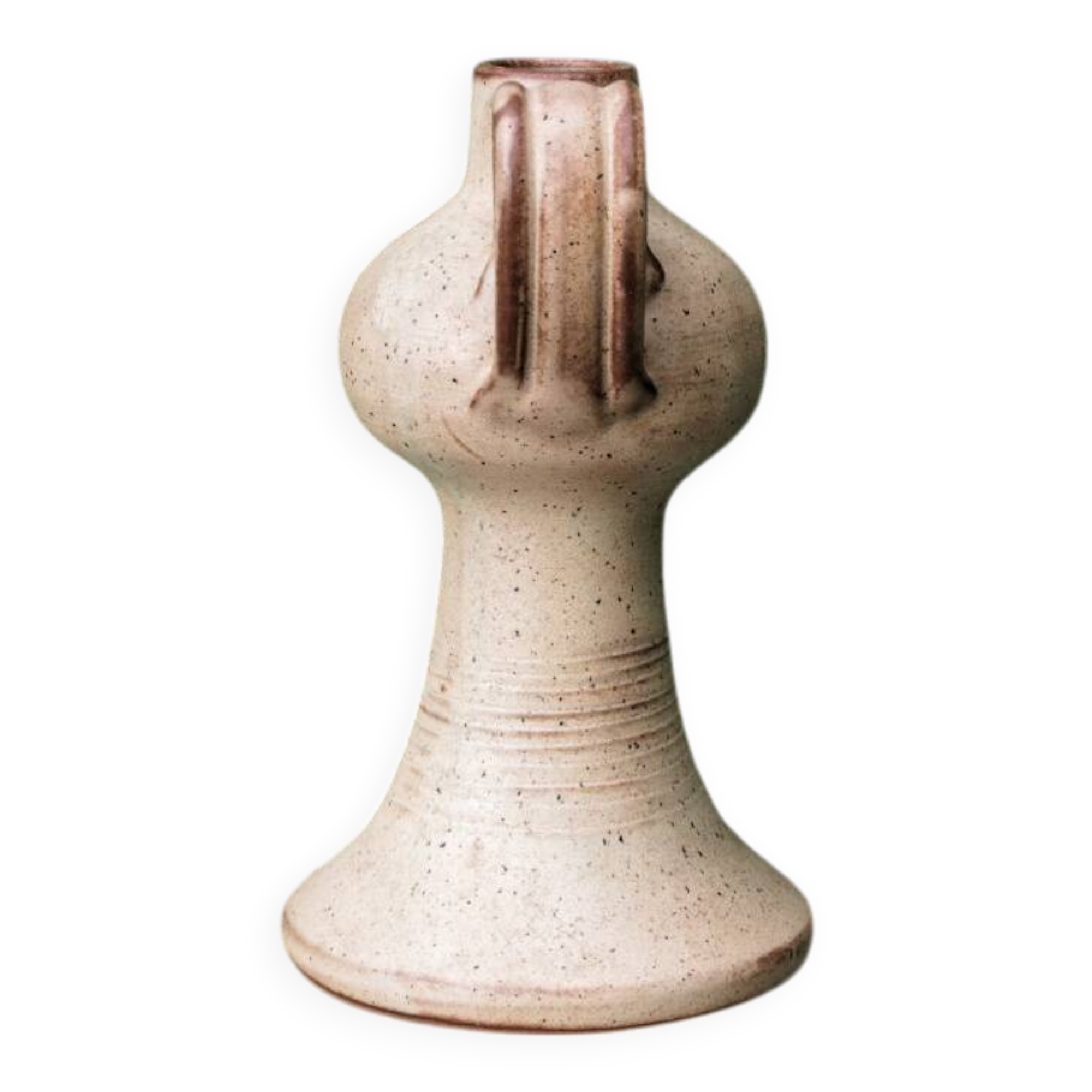 Vase soliflore en terre cuite vernissée, Vallauris
