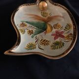 Tray, signed Bequet Quaregnon, Belgium, gilded with fine gold, numbered 14