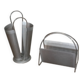 Magazine Rack and Umbrella Stand Marius Mascagni 1970s