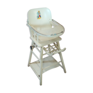 chaise bébé haute vintage