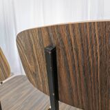 Vintage Industrial School Chairs - STOL Kamnik - 70s Yugoslavia - Set of 4