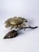 Bronze sunflower ashtray, Spain, 1950s