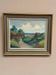 Oil on Panel 'Sea View' by S. Palm, Signed, Vintage & Framed 40 × 34 cm