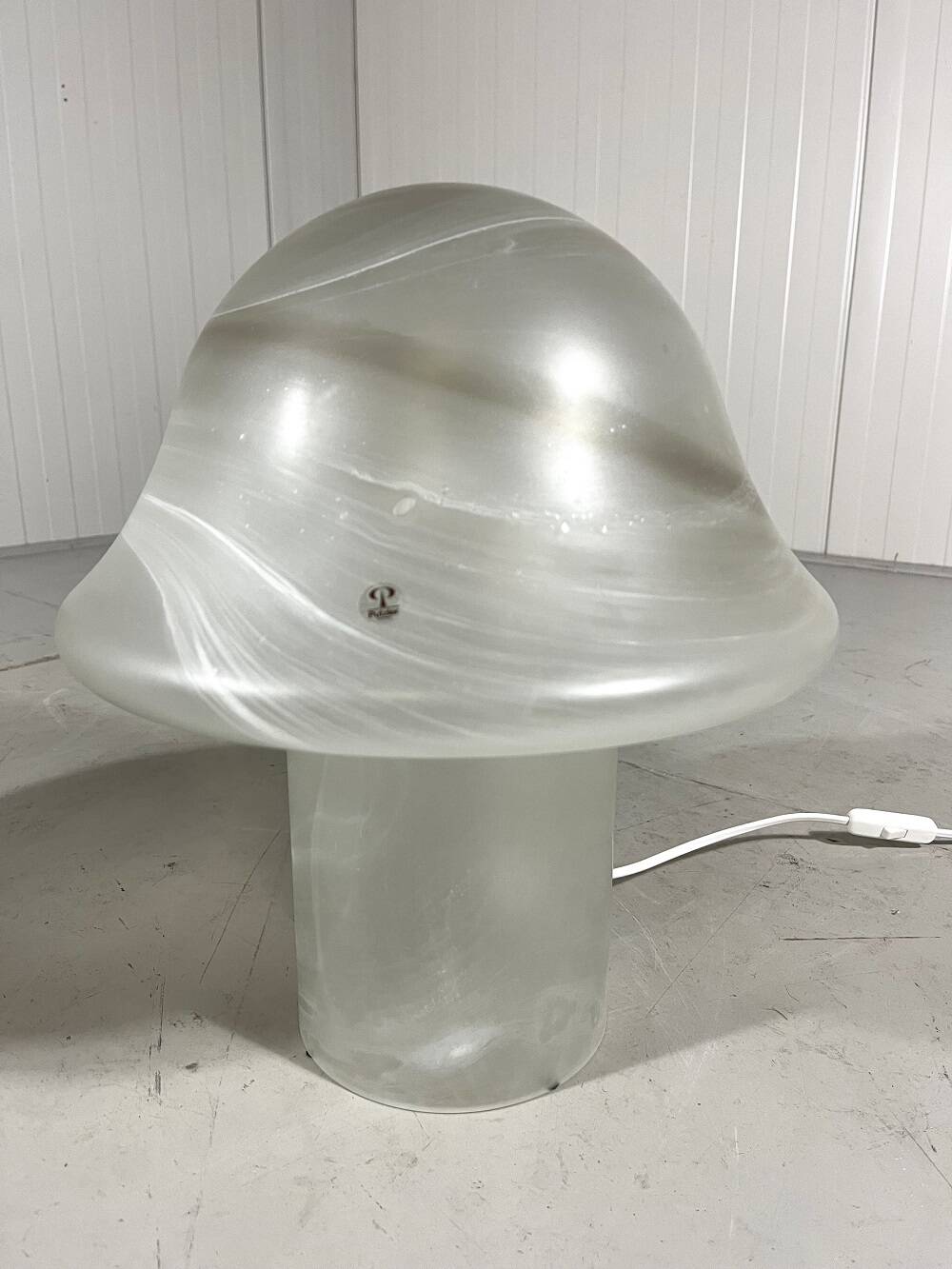 Peill & Putzler glass mushroom table lamps 1970’s