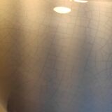 Lamps 2 white cracked ceramic foot fires