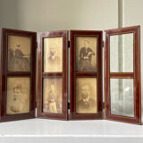 1800’s wooden foldable picture frame