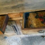 Buffet Bressan ancien en chêne et noyer