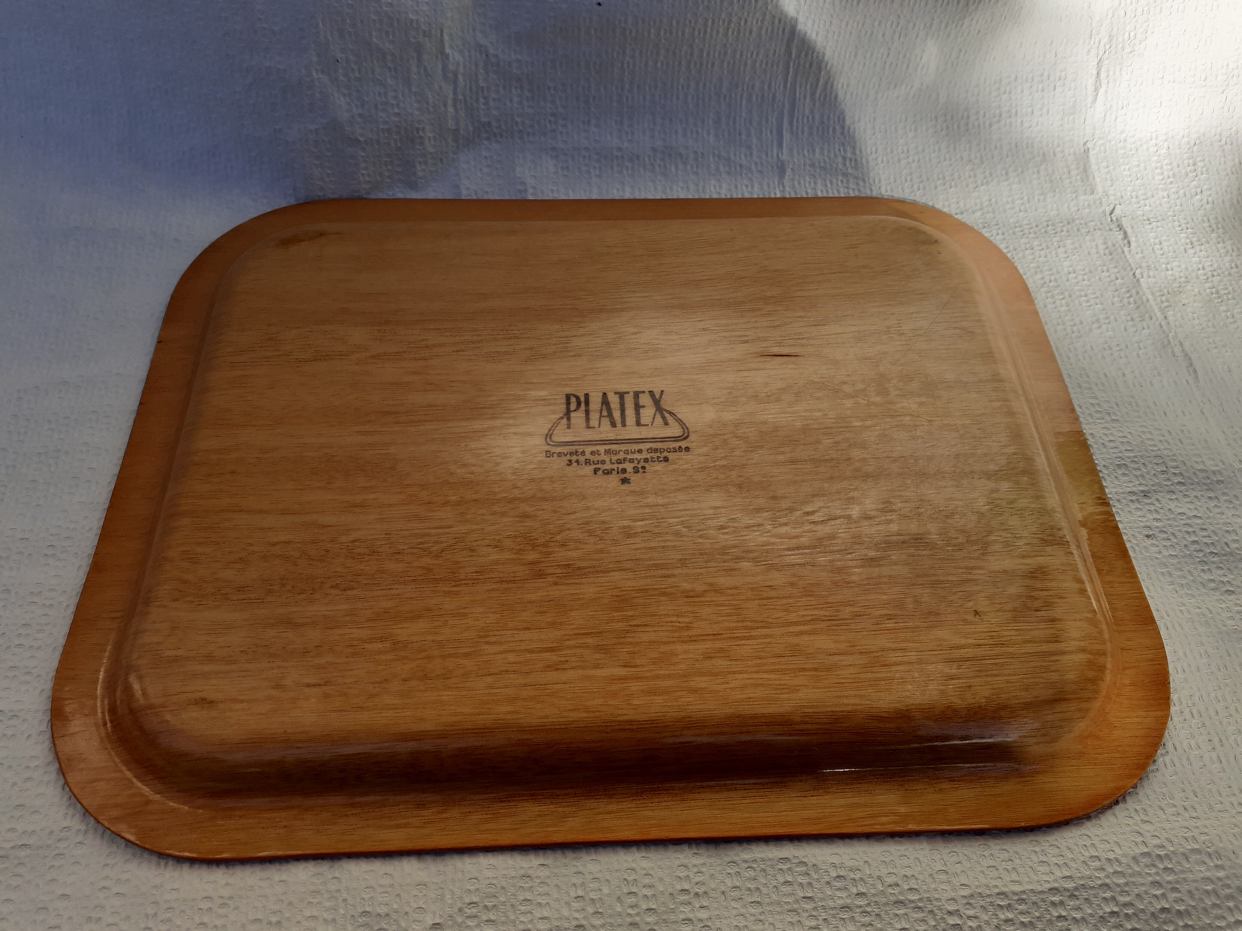 Wooden tea tray