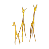 Lot of 3 bronze antelopes