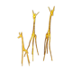 Lot de 3 antilopes en bronze