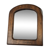 Brutalist Vaulted Solid Wood Mirror