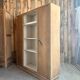 Art Deco oak library cabinet (renovated)