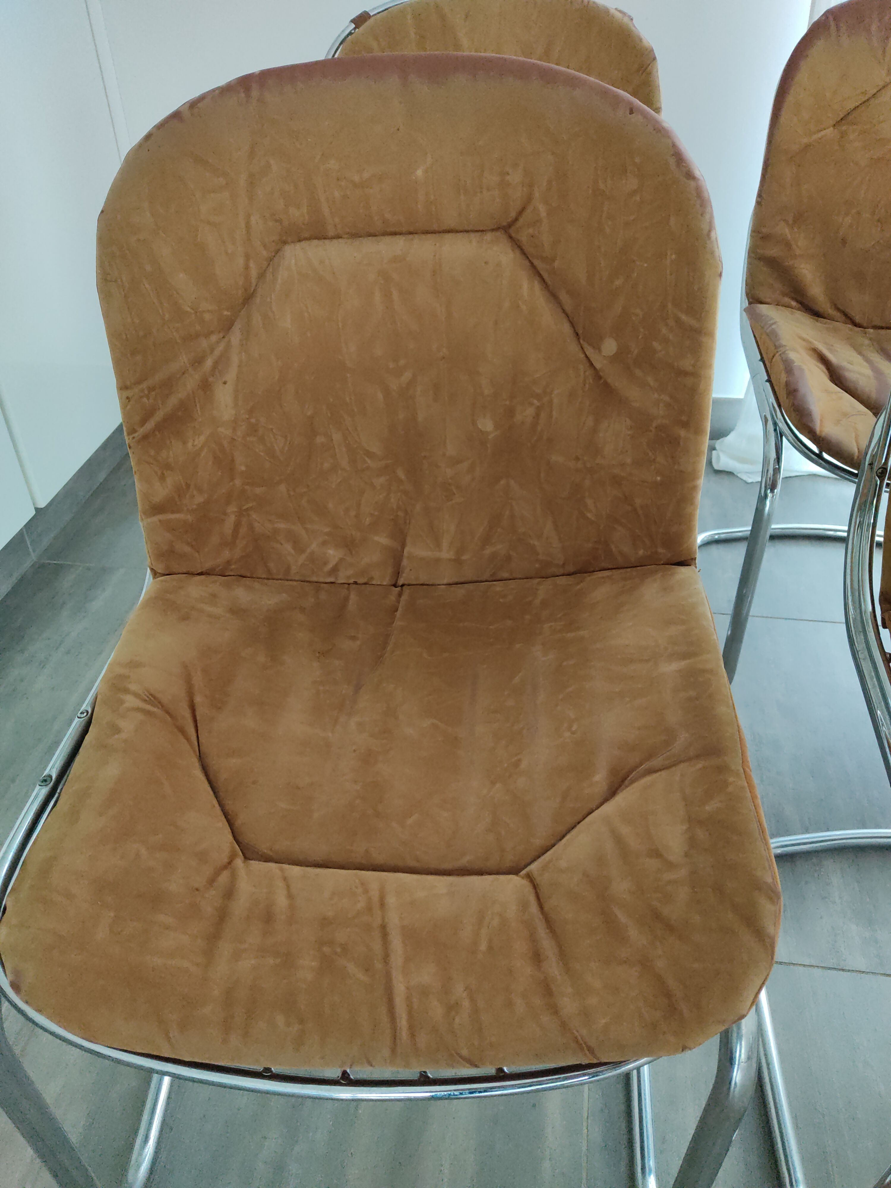 Set of 4 Gastone Rinaldi chairs