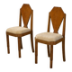 Pair of Art Deco chairs attributed to Baptistin Spade 1930s