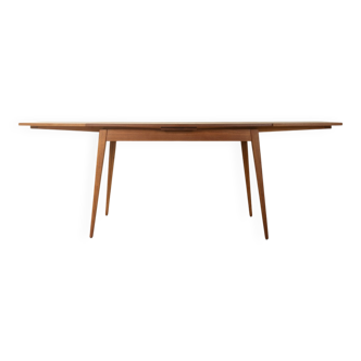 Elegant mid-century dining table with extension function, 1960s