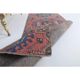 Vintage Turkish Oushak Handmade Cotton Pink Wool Runner 74x260